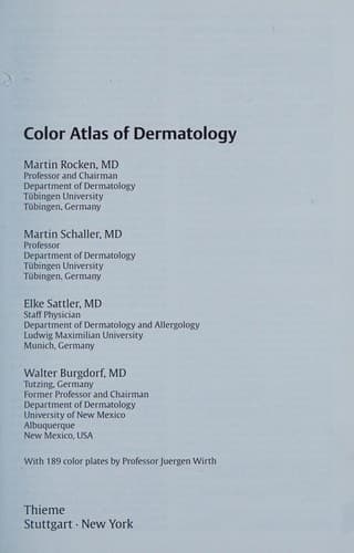 Color atlas of dermatology